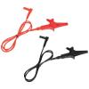 imageKlein Tools 69381 Alligator Clip Test Leads HeavyDuty Banana Plug Replacement Leads 3FootLeads