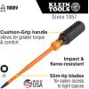 imageKlein Tools 6944INS Insulated Screwdriver 1000V Slim Profile Tip 2 Square with 4Inch Shank CushionGrip Handle