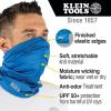 imageKlein Tools 80048 Neck Gaiter Cooling Band Kit Face Cover with Evaporative Performance Knit Fabric and UPF 50 Protection Blue 2Piece