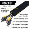 imageKlein Tools 80053 Cable Management Kit with SelfAdhesive Cable Clips and 3Foot Long Cable Management Sleeves 22Piece