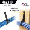 imageKlein Tools 80069 Cable Tie Kit Made in USA Set with 2 Packs of 100 Zip Ties 50Pound Tensile Strength 75Foot Cable Roll 3Piece