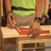 imageKlein Tools 9357SSQ Rafter Square 7Inch Double Laser Etched Aluminum MultiFunctional Carpenter Measuring Layout Tool Triangle Ruler for WoodworkingRafter Square  12Inch