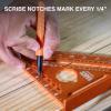 imageKlein Tools 9357SSQ Rafter Square 7Inch Double Laser Etched Aluminum MultiFunctional Carpenter Measuring Layout Tool Triangle Ruler for WoodworkingRafter Square  7Inch