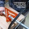 imageKlein Tools 9357SSQ Rafter Square 7Inch Double Laser Etched Aluminum MultiFunctional Carpenter Measuring Layout Tool Triangle Ruler for WoodworkingRafter and Framing Square Set