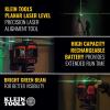 imageKlein Tools 93PLL SelfLeveling Laser Level with Bright Green 3x360Degree Planes Rechargeable Battery Magnetic MountLaser Level