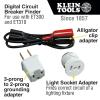 imageKlein Tools ET310KIT AC Circuit Breaker Finder Kit Electric Tester GFCI Tester Leads Adapters and Case