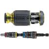 imageKlein Tools 32308HD Impact Driver Set 12in1 Stubby Driver Set 2 Hex Flip Sockets 7 Bits 14Inch Deep Bit Holding Feature
