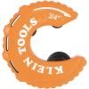 imageKlein Tools 50056 CStyle Copper Tubing Cutter 34Inch Cutting Capacity UltraCompact for Tight Spaces FreeSpinning Rollers