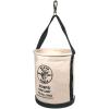 imageKlein Tools 5109S Canvas Bucket Straight Wall Tool Bucket Swivel with Swivel Snap 75Pound Load RatedPocketSnap