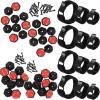 imageKlein Tools 80070 Cable Management Kit with Hook and Loop Cinch Straps SelfAdhesive Cable Mounting Clips 52Piece