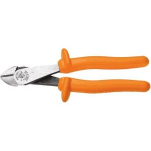 imageKlein Tools 200028EINS Pliers Electricians Insulated Diagonal Cutting Pliers with Slim Handle 1000V Rated Grips 8InchHeavy Duty