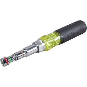imageKlein Tools 32807MAG 7in1 Nut Driver Magnetic Driver has SAE Hex Nut Sizes 14 to 916Inch Cushion Grip Handle for Added Torque7in1 Nut Driver