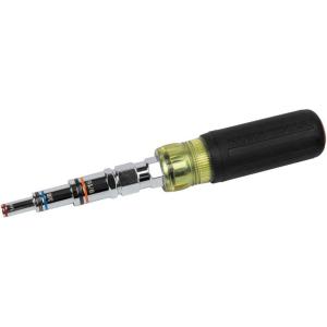 imageKlein Tools 32807MAG 7in1 Nut Driver Magnetic Driver has SAE Hex Nut Sizes 14 to 916Inch Cushion Grip Handle for Added Torque9in1 Nut Driver