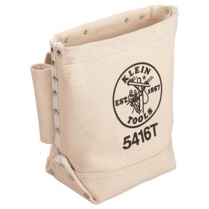 imageKlein Tools 5416T Tool Bag BullPin and Bolt Pouch No 4 Canvas with Tunnel Connection 5 x 10 x 9Inch10 Inch