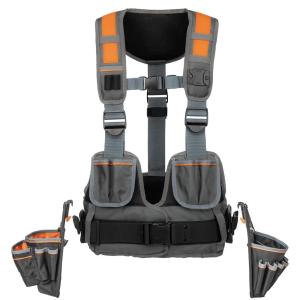 imageKlein Tools 55828MB MODBox Tool Vest Fully Adjustable Padded Comfort Support Tool Belt Work Vest for Electricians Carpenters ConstructionCombo Tool Vest