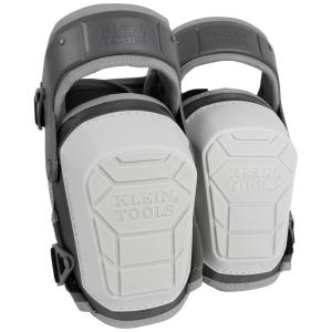 imageKlein Tools 60895 Knee Pads for Men and Women SemiRound Stabilizer Gel Knee Pads with Adjustable Straps for Construction BlackHeavy Duty NonMarring