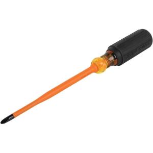 imageKlein Tools 6936INS Insulated Screwdriver Made in USA Screwdriver with 1000V Slim Profile Tip 2 Phillips with 6Inch Shank CushionGrip Handle