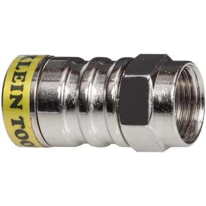 imageKlein Tools VDV814609 Coax Adapter  Barrel Female F to Female F 3GHz 10PackF  RG66Q Male  pushon  10 Pack