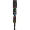 imageKlein Tools 32900 Impact Driver 7in1 Impact Socket Set with Handle Flip Socket with 6 SAE Sizes and 14Inch Bit Holder