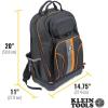 imageKlein Tools 55421BP14 Tool Backpack Heavy Duty Tradesman Pro Tool Bag Organizer with 39 Pockets Molded BottomFullsize