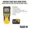 imageKlein Tools VDV501853 Coaxial Cable Tester Scout Pro 3 with TestnMap Remote Includes Remotes 2  6 Tests Voice Data and Video CableStarter Kit