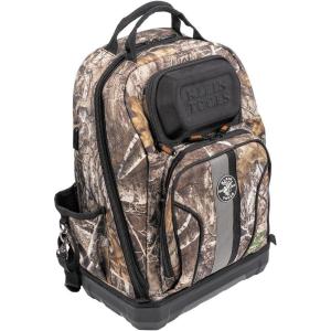imageKlein Tools 55421BP14 Tool Backpack Heavy Duty Tradesman Pro Tool Bag Organizer with 39 Pockets Molded BottomFullSize Camo