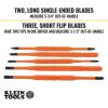 imageKlein Tools 32288 Insulated Screwdriver 8in1 Screwdriver Set with Interchangeable Blades 3 Phillips 3 Slotted and 2 Square Tips8in1