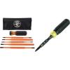 imageKlein Tools 32288 Insulated Screwdriver 8in1 Screwdriver Set with Interchangeable Blades 3 Phillips 3 Slotted and 2 Square Tips8in1