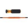 imageKlein Tools 32288 Insulated Screwdriver 8in1 Screwdriver Set with Interchangeable Blades 3 Phillips 3 Slotted and 2 Square Tips8in1