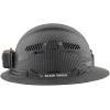 imageKlein Tools 60347 Hard Hat Vented Full Brim Class C Premium KARBN Pattern Rechargeable Lamp Padded SweatWicking Sweatband Top Pad