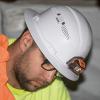 imageKlein Tools 80084 Hard Hat and Accessories Kit Vented Full Brim Hard Hat Headlamp Sweat Band Top Pad and Tinted Safety Glasses 5Piece