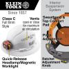 imageKlein Tools 80084 Hard Hat and Accessories Kit Vented Full Brim Hard Hat Headlamp Sweat Band Top Pad and Tinted Safety Glasses 5Piece