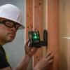 imageKlein Tools 93LCLG Laser Level Self Leveling HiViz Green Cross Line Level with Red Plumb Spot and Magnetic Mounting Clamp