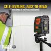 imageKlein Tools 93LCLG Laser Level Self Leveling HiViz Green Cross Line Level with Red Plumb Spot and Magnetic Mounting Clamp