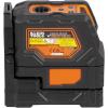imageKlein Tools 93LCLS SelfLeveling Laser Level with Bright Red Cross Lines and Plumb Spot Magnetic and Ceiling Clamp MountingRechargeable Laser Level