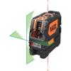 imageKlein Tools 93LCLG Laser Level Self Leveling HiViz Green Cross Line Level with Red Plumb Spot and Magnetic Mounting Clamp