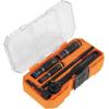 imageKlein Tools 65400 KNECT 15Piece Pass Through Socket Set SAE Impact Socket Set with MODbox Case Sockets Bits Accessories and 38Inch Drive Adapter14Inch Ratchet Kit
