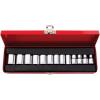 imageKlein Tools 65502 38Inch Drive Deep Socket Wrench Set Hinged Metal Storage Box Included 8Piece13Piece