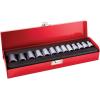 imageKlein Tools 65502 38Inch Drive Deep Socket Wrench Set Hinged Metal Storage Box Included 8Piece13Piece