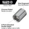imageKlein Tools 65502 38Inch Drive Deep Socket Wrench Set Hinged Metal Storage Box Included 8Piece13Piece