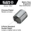 imageKlein Tools 65502 38Inch Drive Deep Socket Wrench Set Hinged Metal Storage Box Included 8Piece13Piece