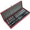 imageKlein Tools 65502 38Inch Drive Deep Socket Wrench Set Hinged Metal Storage Box Included 8Piece20Piece