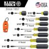 imageKlein Tools 80021 Tool Set Screwdriver and Nut Driver Tool Kit with Assorted Tips Magnetizer  DeMagnetizer 16Piece Home ImprovementScrewdriverNut Driver Set