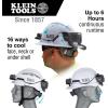 imageKlein Tools 80096 Hard Hat Fan Kit Full Brim White Hard Hat with Cooling Fan 2Piece