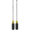 imageKlein Tools 85072 2Piece Screwdriver Se Made in USA with Long Blade Slotted and Phillips Screwdrivers Heat Treated Shafts and Cushioned Grips