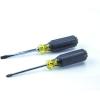 imageKlein Tools 85076 Screwdriver Set Made in USA Slotted and Phillips Screwdrivers with NonSlip CushionGrip Handles and TipIdent 7Piece8Piece Set