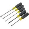 imageKlein Tools 85078 Screwdriver Set Made in USA AllPurpose Screwdriver Kit has 4 Phillips and 4 Flat Head Tips NonSlip Cushion Grip 8Piece5Piece Set