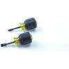 imageKlein Tools 85078 Screwdriver Set Made in USA AllPurpose Screwdriver Kit has 4 Phillips and 4 Flat Head Tips NonSlip Cushion Grip 8Piece8Piece Set