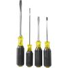 imageKlein Tools 85105 Screwdriver Set Made in USA Slotted and Phillips Screwdrivers with CushionGrip Handles and TipIdent 4Piece