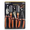 imageKlein Tools 94130 1000V Insulated Screwdriver Tool Set with 2 Phillips and 14Inch Cabinet Slim Tips 2 Pliers and Wire Stripper